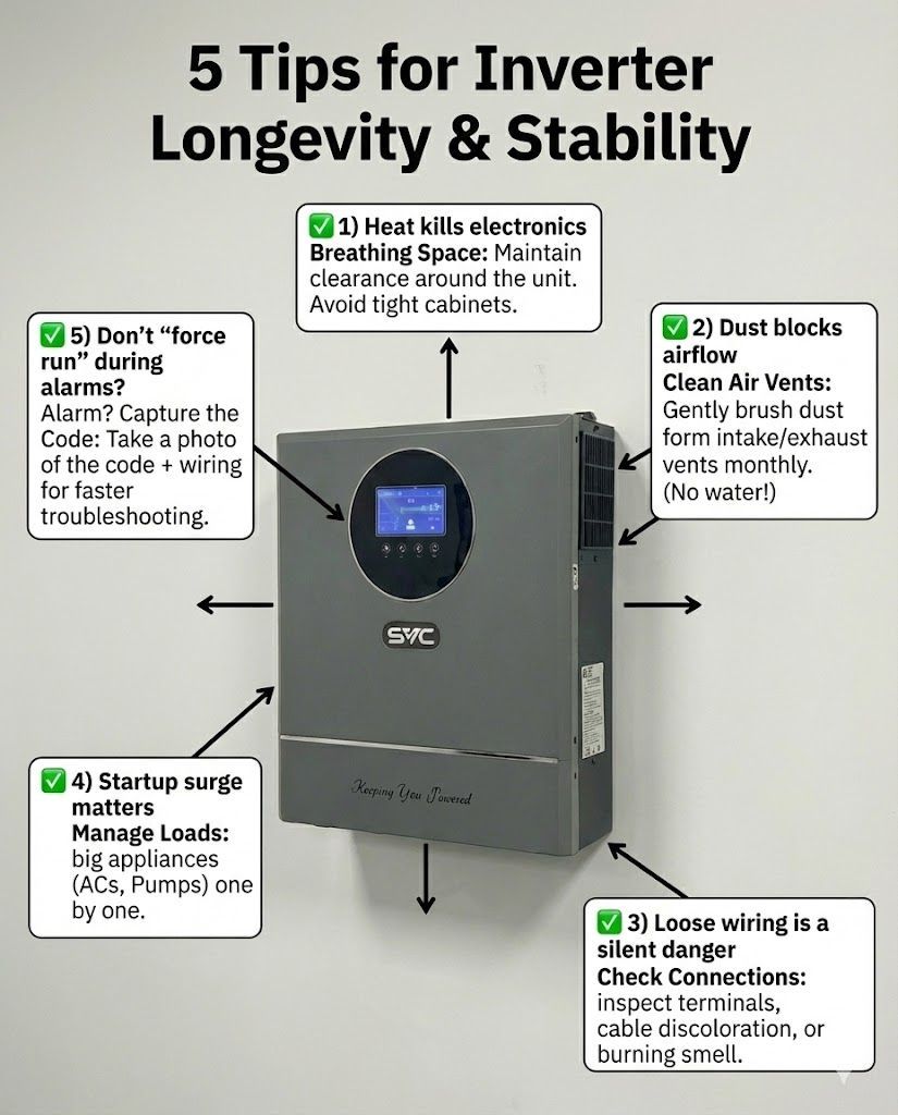 inverter problems aren’t product defects